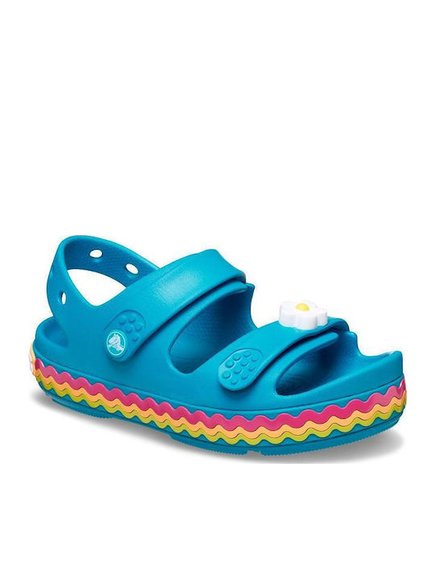 Βρεφικά Σανδάλια Crocs Cruiser RicRac για Κορίτσια Blue (Μεγέθη 19-28)
