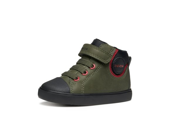 Βρεφικά Παπούτσια Geox B Gisli για Αγόρια Chaki/Red (Μεγέθη 22-27)