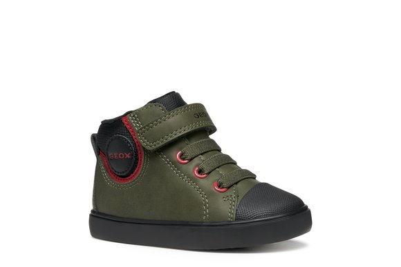 Βρεφικά Παπούτσια Geox B Gisli για Αγόρια Chaki/Red (Μεγέθη 22-27)