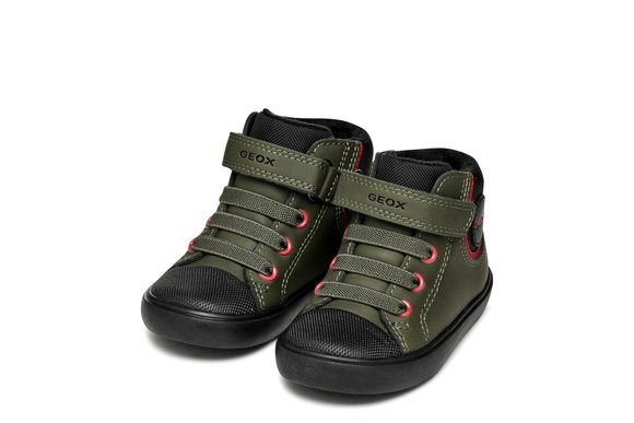 Βρεφικά Παπούτσια Geox B Gisli για Αγόρια Chaki/Red (Μεγέθη 22-27)