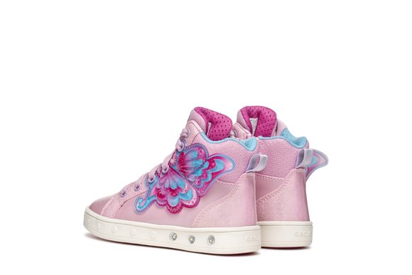 Παιδικά Παπούτσια Geox Skylin για Κορίτσια Pink Wings (Μεγέθη 25-32)