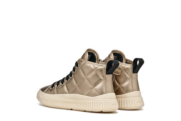 Παιδικά Παπούτσια Geox Laquinny για Κορίτσια Platinum (Μεγέθη 28-36)