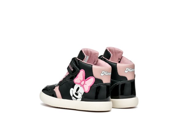 Βρεφικά Παπούτσια Geox B Gisili για Κορίτσια Minnie Black/Pink (Μεγέθη 21-27)
