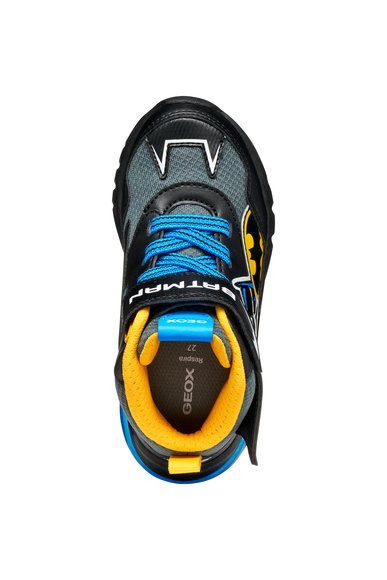 Παιδικά Παπούτσια Geox Ciberdron για Αγόρια Black Batman (Μεγέθη 26-32)