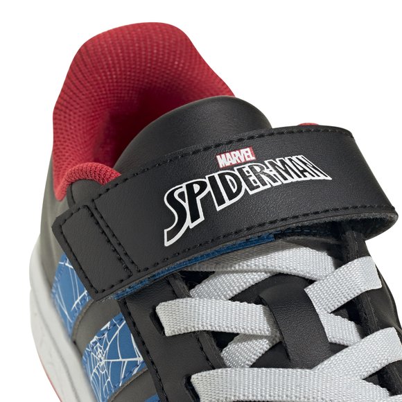 Παιδικά Παπούτσια Adidas Grand Court για Αγόρια Spider Man Black (Μεγέθη 28-35,5)