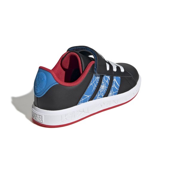 Παιδικά Παπούτσια Adidas Grand Court για Αγόρια Spider Man Black (Μεγέθη 28-35,5)