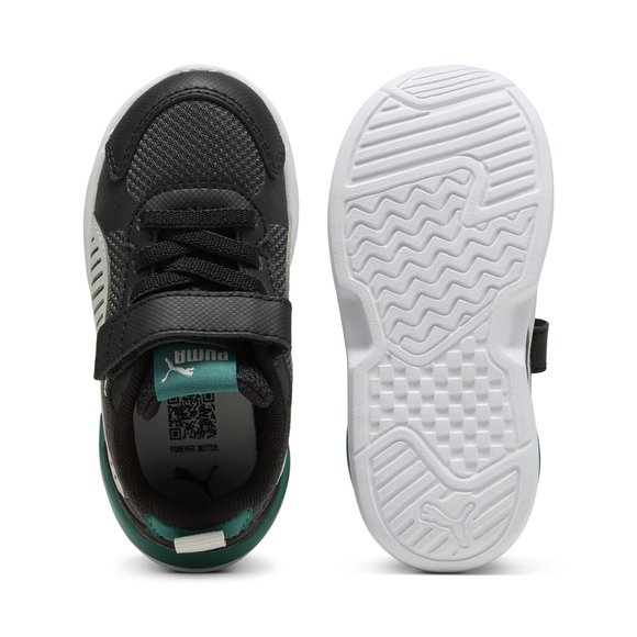 Βρεφικά Παπούτσια Puma X-Ray 3 Lt για Αγόρια Black/Green (Μεγέθη 21-27)