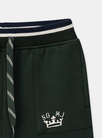 Παιδικό Παντελόνι Φόρμας για Αγόρια Green Joggings