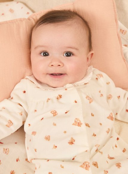 Βρεφικό Ολόσωμο Φορμάκι για Κορίτσια - ΛΕΥΚΟ φωτογραφία