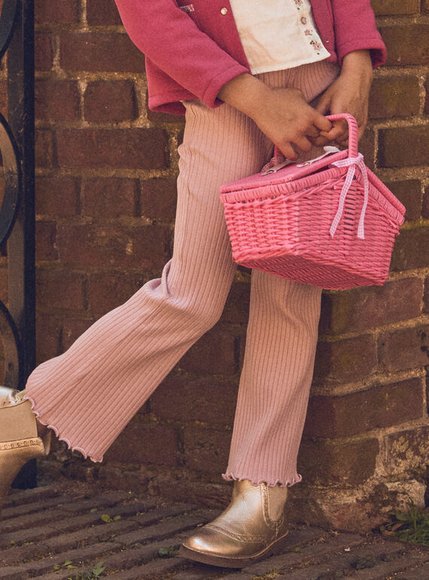 Παιδικό Κολάν για Κορίτσια Flared Pink