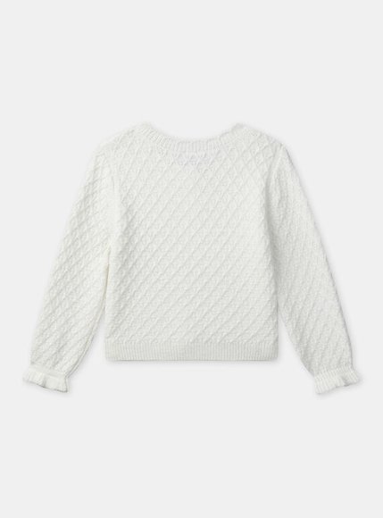 Παιδική Ζακέτα για Κορίτσια Cottage White