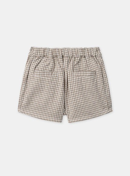 Παιδικό Σορτς για Κορίτσια Chequered Beige