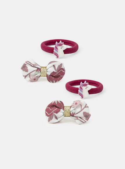 Σετ Παιδικά Λαστιχάκια Μαλλιών για Κορίτσια Elegant Unicorns 4 τμχ