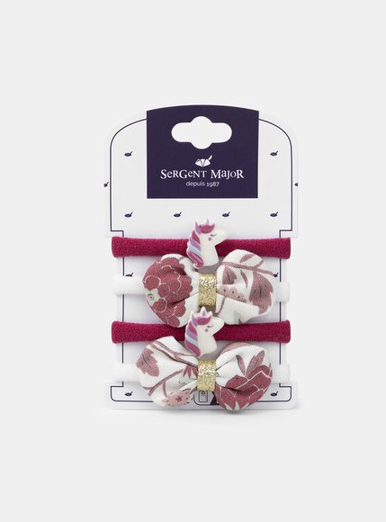 Σετ Παιδικά Λαστιχάκια Μαλλιών για Κορίτσια Elegant Unicorns 4 τμχ