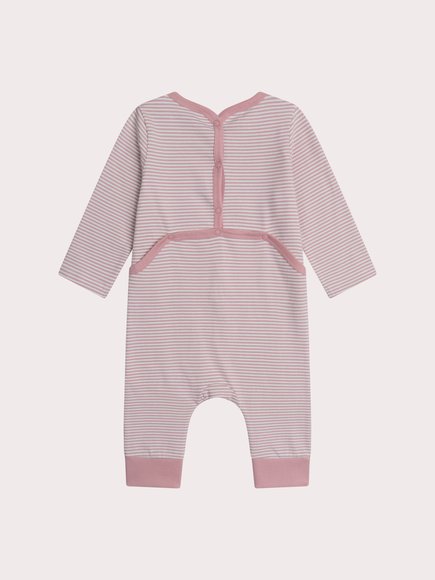 Βρεφική Ολόσωμη Πιτζάμα για Κορίτσια Stripped Cat