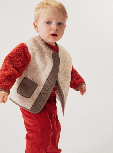 DPAM Βρεφική Ζακέτα για Αγόρια - ΛΕΥΚΟ