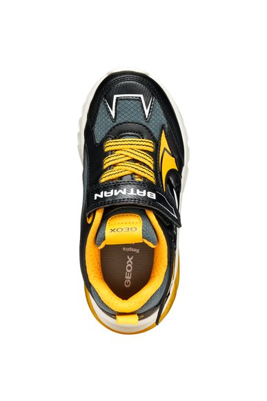 Παιδικά Παπούτσια Geox Ciberdron για Αγόρια Batman Yellow (Μεγέθη 26-32)