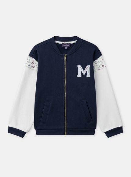 Παιδική Ζακέτα για Κορίτσια Navy/White M