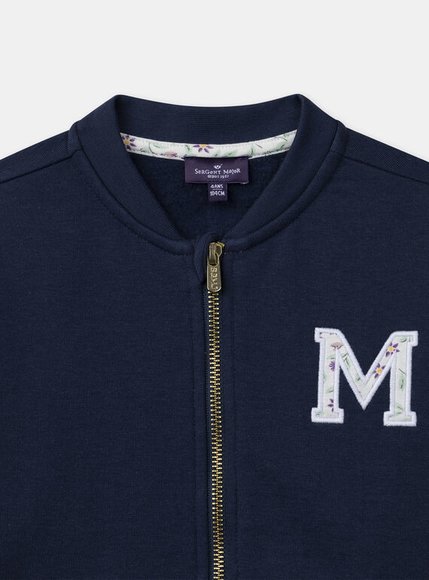 Παιδική Ζακέτα για Κορίτσια Navy/White M