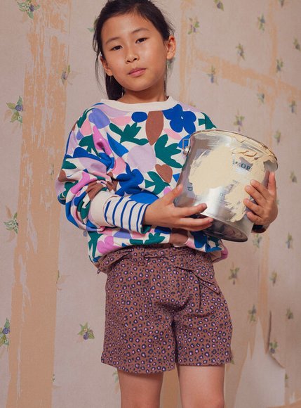 Παιδικό Σορτς για Κορίτσια Flowy Leopard - ΚΑΦΕ φωτογραφία