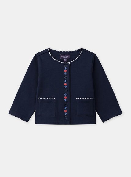 Βρεφική Ζακέτα για Κορίτσια Romantic Navy