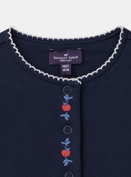 Βρεφική Ζακέτα για Κορίτσια Romantic Navy