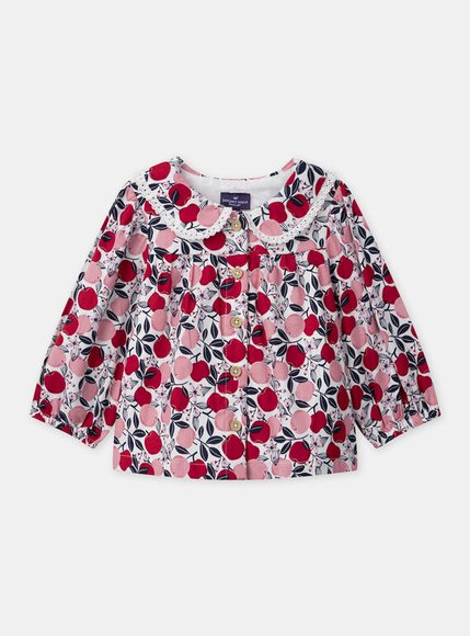 SERGENT MAJOR Βρεφική Μακρυμάνικη Μπλούζα για Κορίτσια - ΛΕΥΚΟ