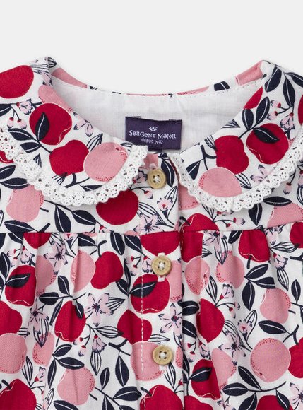 Βρεφική Μακρυμάνικη Μπλούζα για Κορίτσια - ΛΕΥΚΟ φωτογραφία