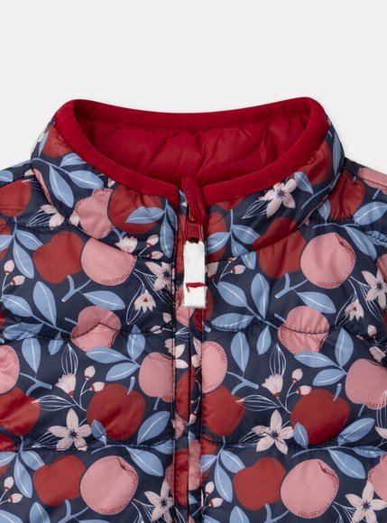Βρεφικό Αμάνικο Μπουφάν για Κορίτσια Red Garden - 2 σε 1 - ΚΟΚΚΙΝΟ φωτογραφία