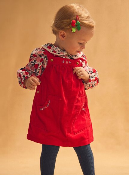 SERGENT MAJOR Βρεφικό Φόρεμα για Κορίτσια Romantic Red - ΚΟΚΚΙΝΟ