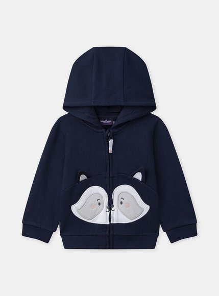 Βρεφική Ζακέτα για Αγόρια Navy Racoon