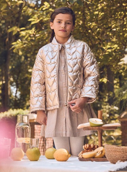 Παιδικό Μπουφάν για Κορίτσια Gold Hearts