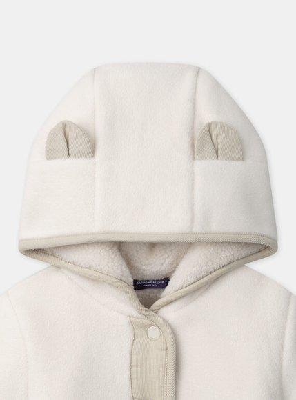 Βρεφικό Μπουφάν για Αγόρια White Amies - ΛΕΥΚΟ φωτογραφία