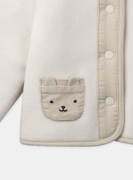 Βρεφικό Μπουφάν για Αγόρια White Amies - ΛΕΥΚΟ φωτογραφία
