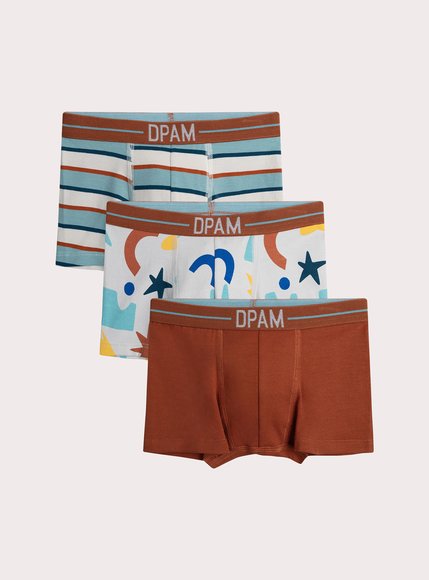 Σετ Παιδικά Εσώρουχα για Αγόρια Fun Prints 3 τμχ
