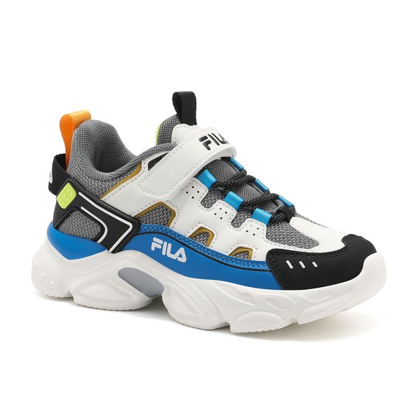 Παιδικά Παπούτσια Fila Memory Spinel 3 για Αγόρια Grey/Blue (Μεγέθη 28-35)