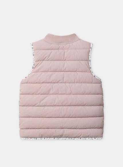 Παιδικό Αμάνικο Μπουφάν για Κορίτσια Dusty Pink