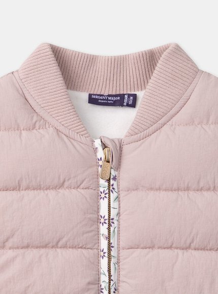Παιδικό Αμάνικο Μπουφάν για Κορίτσια Dusty Pink - ΡΟΖ φωτογραφία