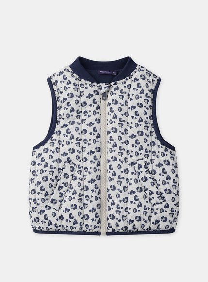 Παιδικό Μπουφάν για Κορίτσια Navy Leopard - 3 σε 1 - ΜΠΛΕ φωτογραφία