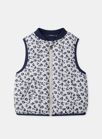 Παιδικό Μπουφάν για Κορίτσια Navy Leopard - 3 σε 1 - ΜΠΛΕ φωτογραφία