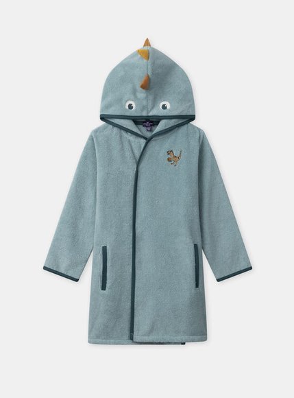 Παιδική Ρόμπα για Αγόρια Green Dinosaur