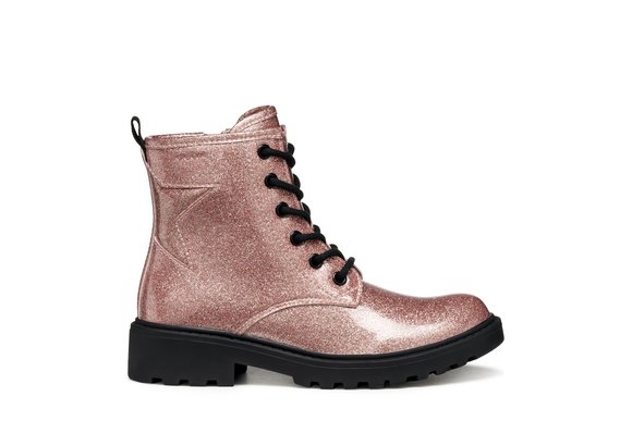 Παιδικά Μποτάκια Geox J Casey για Κορίτσια Old Rose(Μεγέθη 28-36)