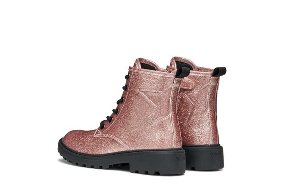 Παιδικά Μποτάκια Geox J Casey για Κορίτσια Old Rose(Μεγέθη 28-36)