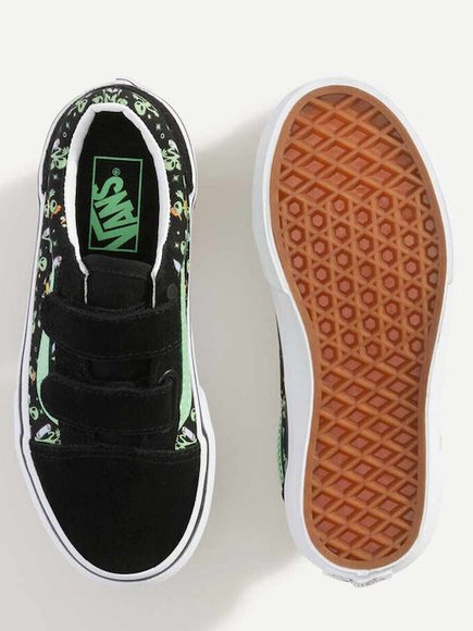 Παιδικά Παπούτσια Vans Old Skool Glow για Αγόρια Cosmic Cruisers Black (Μεγέθη 27-34)
