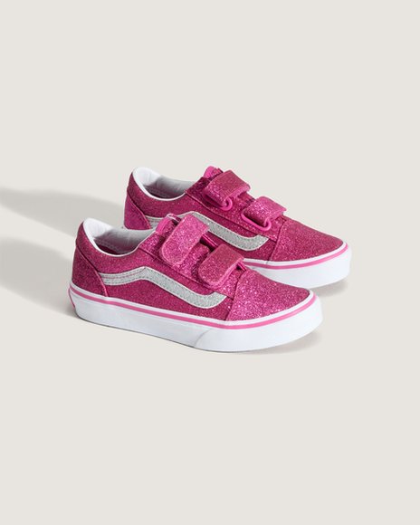 Παιδικά Παπούτσια Vans Old School Fuchsia Glitter για Κορίτσια (Μεγέθη 24-35)