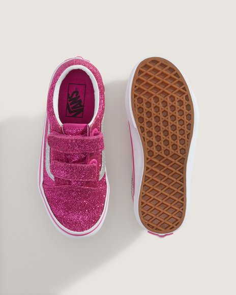 Παιδικά Παπούτσια Vans Old School Fuchsia Glitter για Κορίτσια (Μεγέθη 24-35)