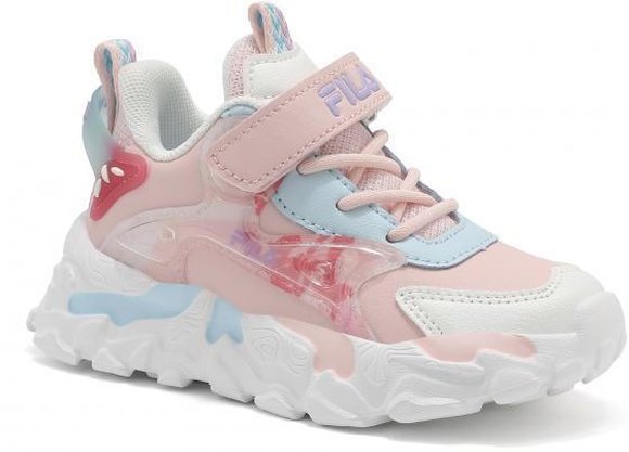 Παιδικά Παπούτσια Fila Memory Musha 2 για Κορίτσια Light Blue/Pink (Μεγέθη 28-35) - ΡΟΖ φωτογραφία
