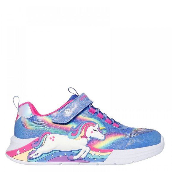 Παιδικά Παπούτσια Skechers Unicorn Chaser για Κορίτσια Blue Multi (Μεγέθη 27-35)