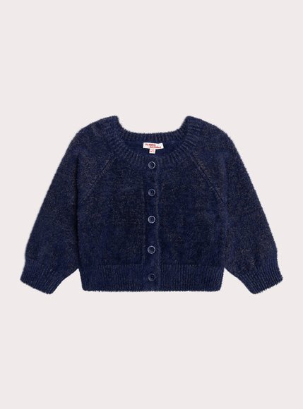 Παιδική Ζακέτα για Κορίτσια Cosy Navy