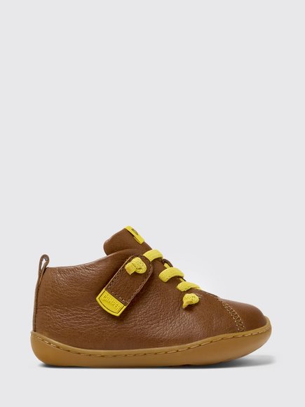 Βρεφικά Παπούτσια Camper Peu για Αγόρια Brown/Yellow (Μεγέθη 21-26)